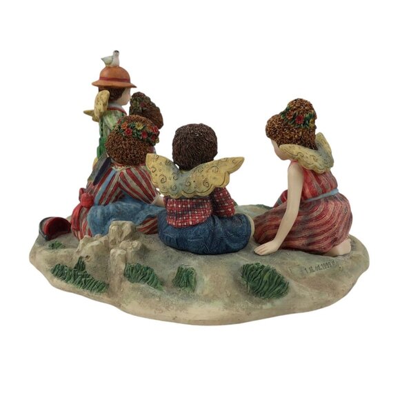 Day At The Beach Everyday Angels Figurine By Susan Winget 1999 First Edition - Picture 6 of 10